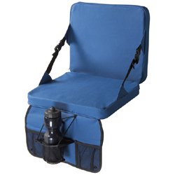 Stay comfortable at the games with the Benchwarmer folding chair at Stellar Apparel